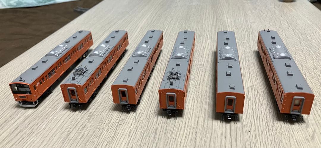 KATO 10-370、10-374 201系 中央線色 基本・増結セット