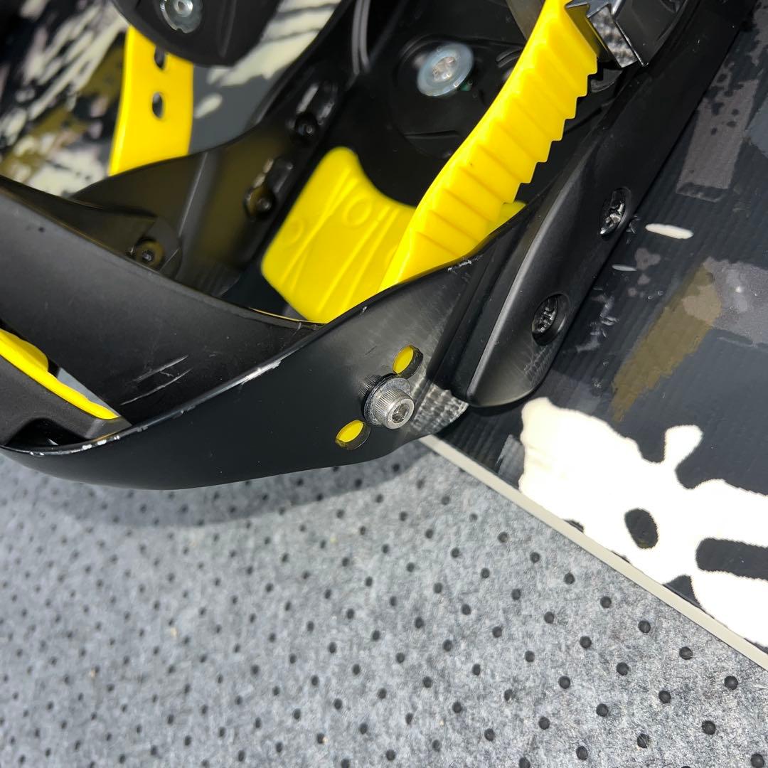 7-８回使用 154cm yellow bus×バインディング MLサイズ