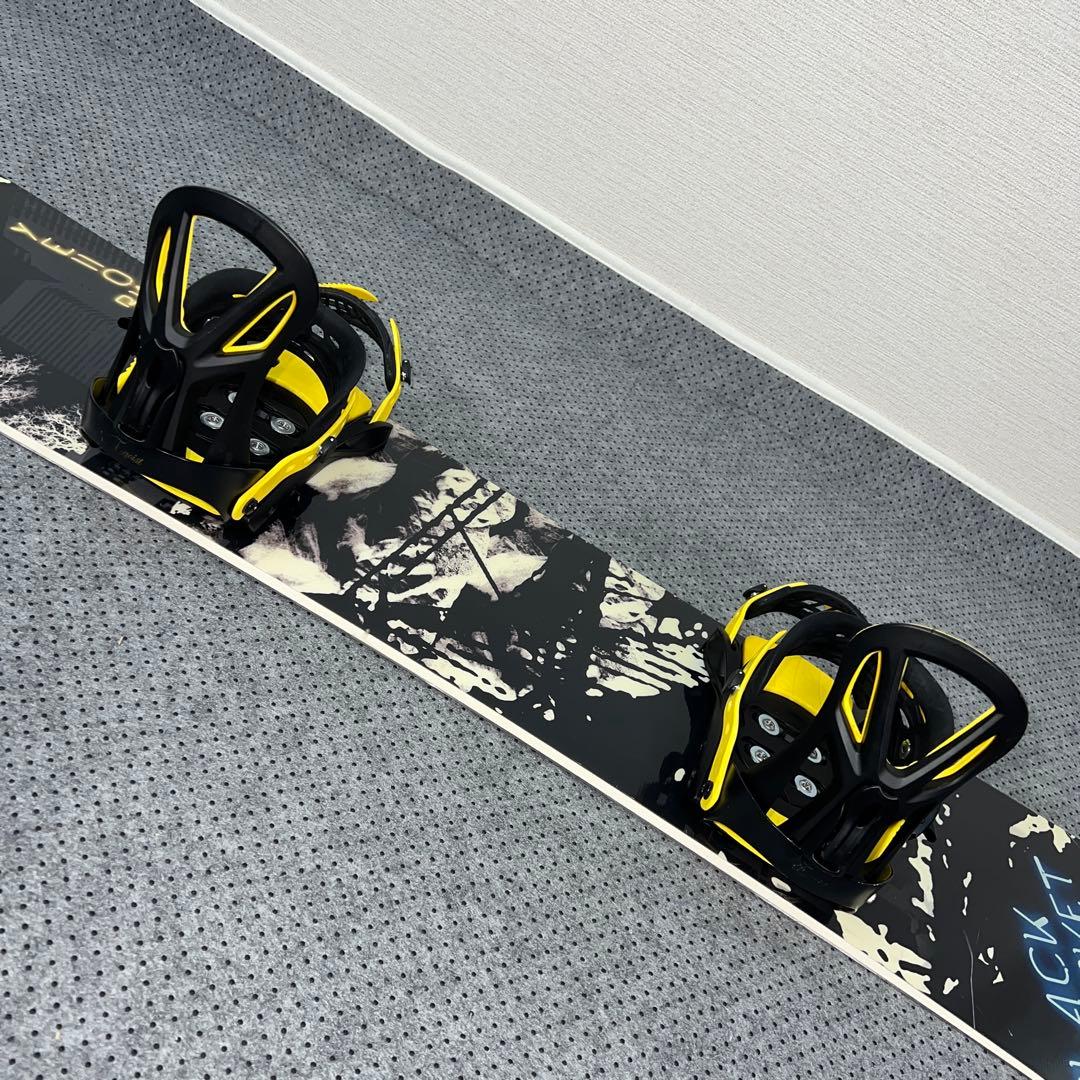 7-８回使用 154cm yellow bus×バインディング MLサイズ