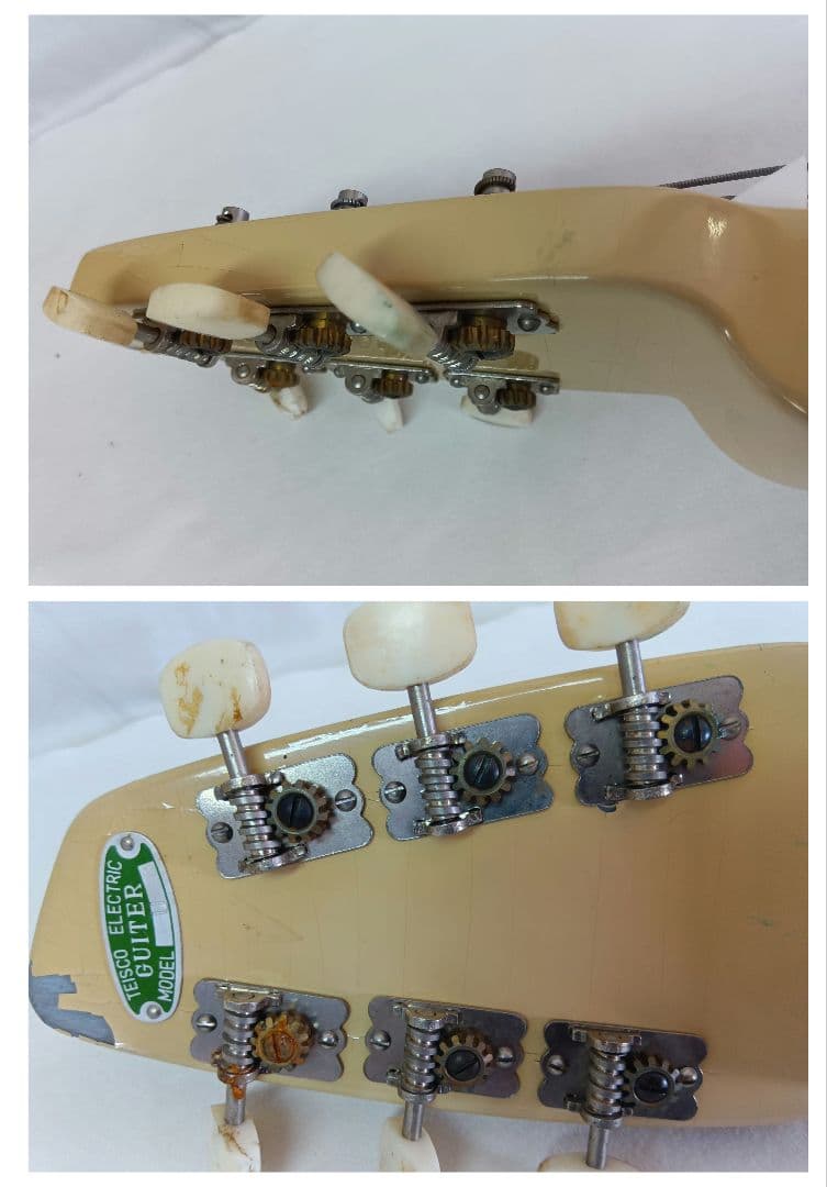 Teisco　スチールギター　ケーブル付き　ジャンク品　レトロ　弦楽器　テスコ