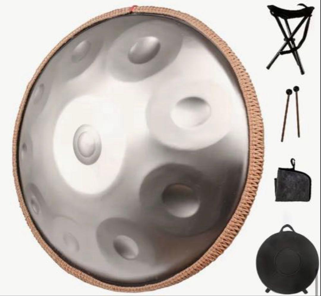 440Hz 10ノート ハンドパン スティールパン　スチールドラム　ハンドドラム