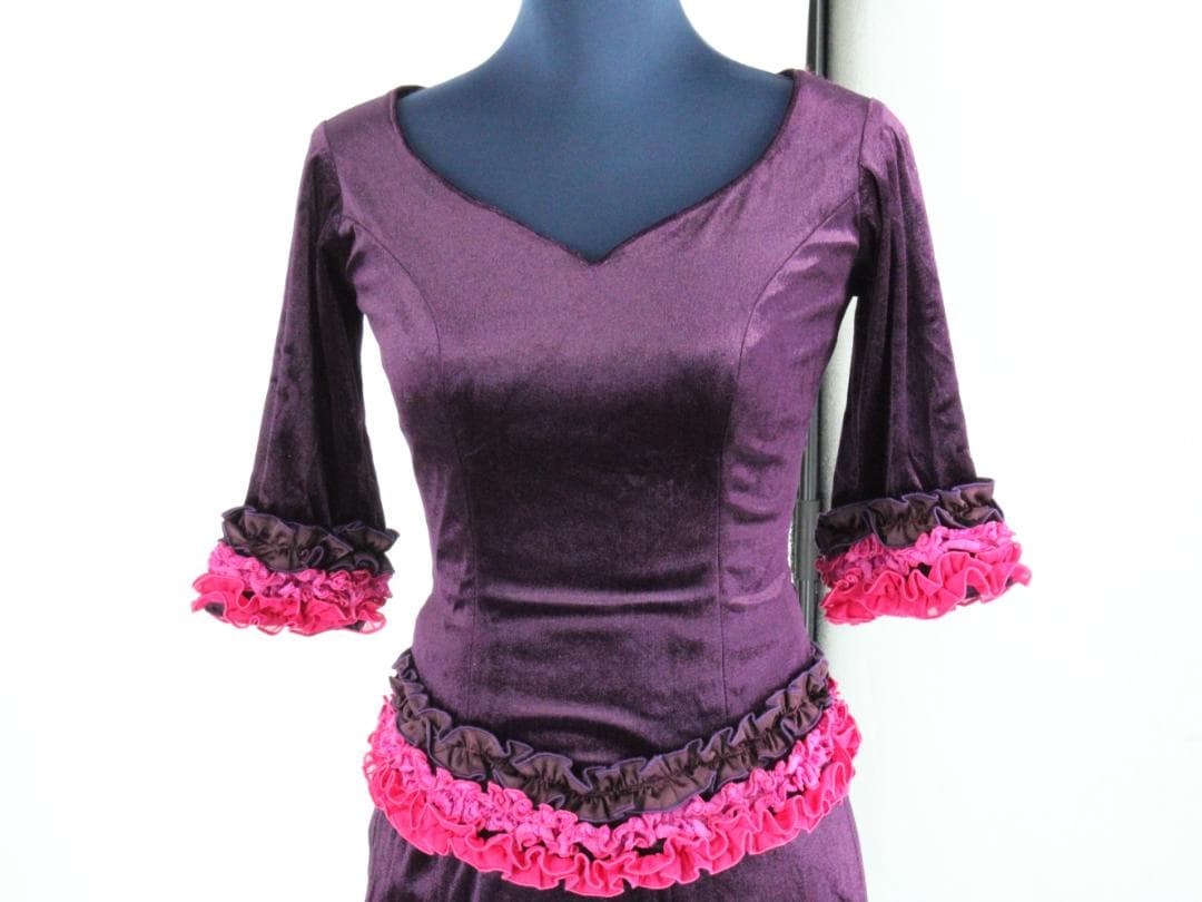 【美品高級フラメンコ衣装 ツーピース】SONIAJOHNES ソニアジョーンズ