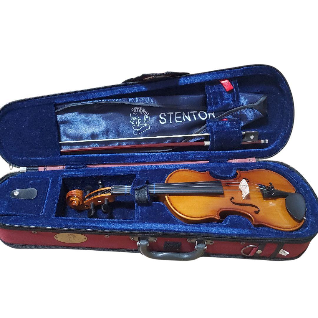 良品 STENTOR SV-180 ステンター 1/10バイオリン ケース付