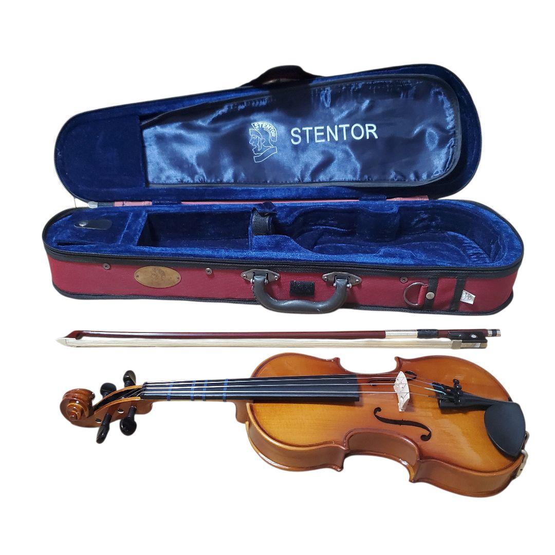 良品 STENTOR SV-180 ステンター 1/10バイオリン ケース付