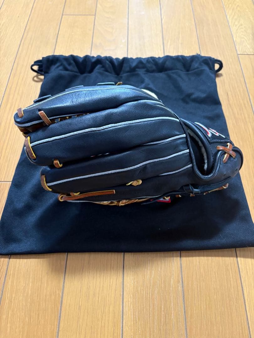 久保田スラッガー軟式内野手用グローブ KSN-L7S 黒 湯揉み型付済 未使用品