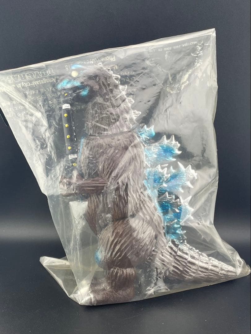 【中古品】トイグラフ　ゴジラ　スチールVer 原作カラーVer 茶成型/ブルメタ