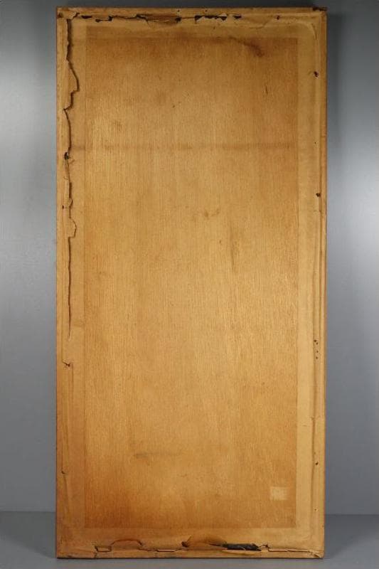 【珍】　★ 額装 博古花蝶図繍片 ★　民国時期　刺繍 博古紋 花蝶紋　民間織繍