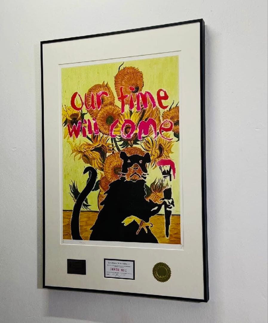 額込 世界限定100枚DEATH NYC アートポスター 現代アート 115