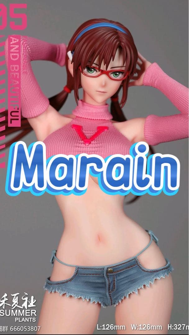 真希波・マリ・イラストリアス　フィギュア　エヴァンゲリオン　ガレージキット