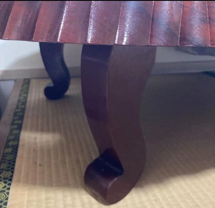 花梨　一枚板　テーブル　アンティーク レトロ　古民家　和室