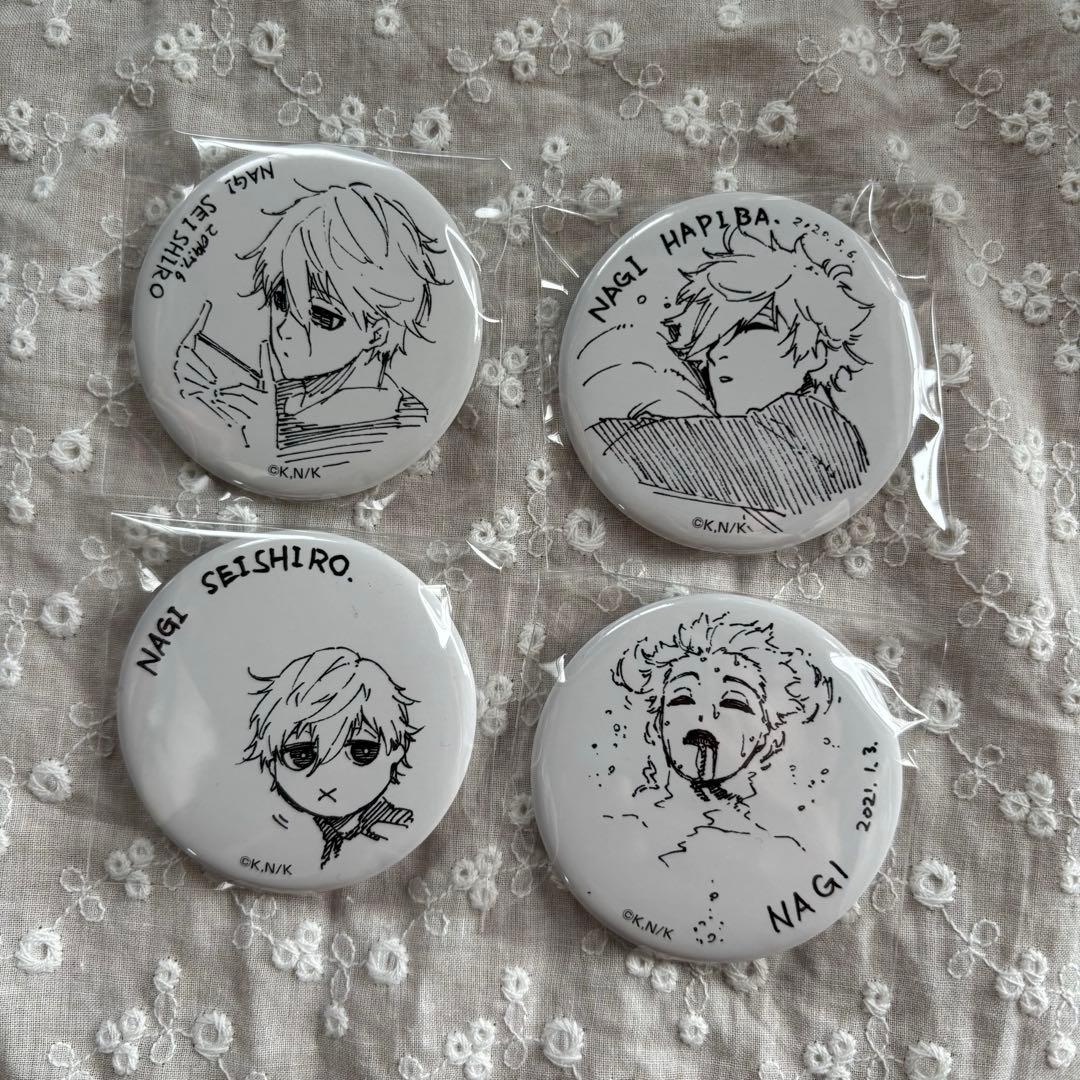 凪 プリンセスカフェ セット ブルーロック 当たり付き缶バッジ