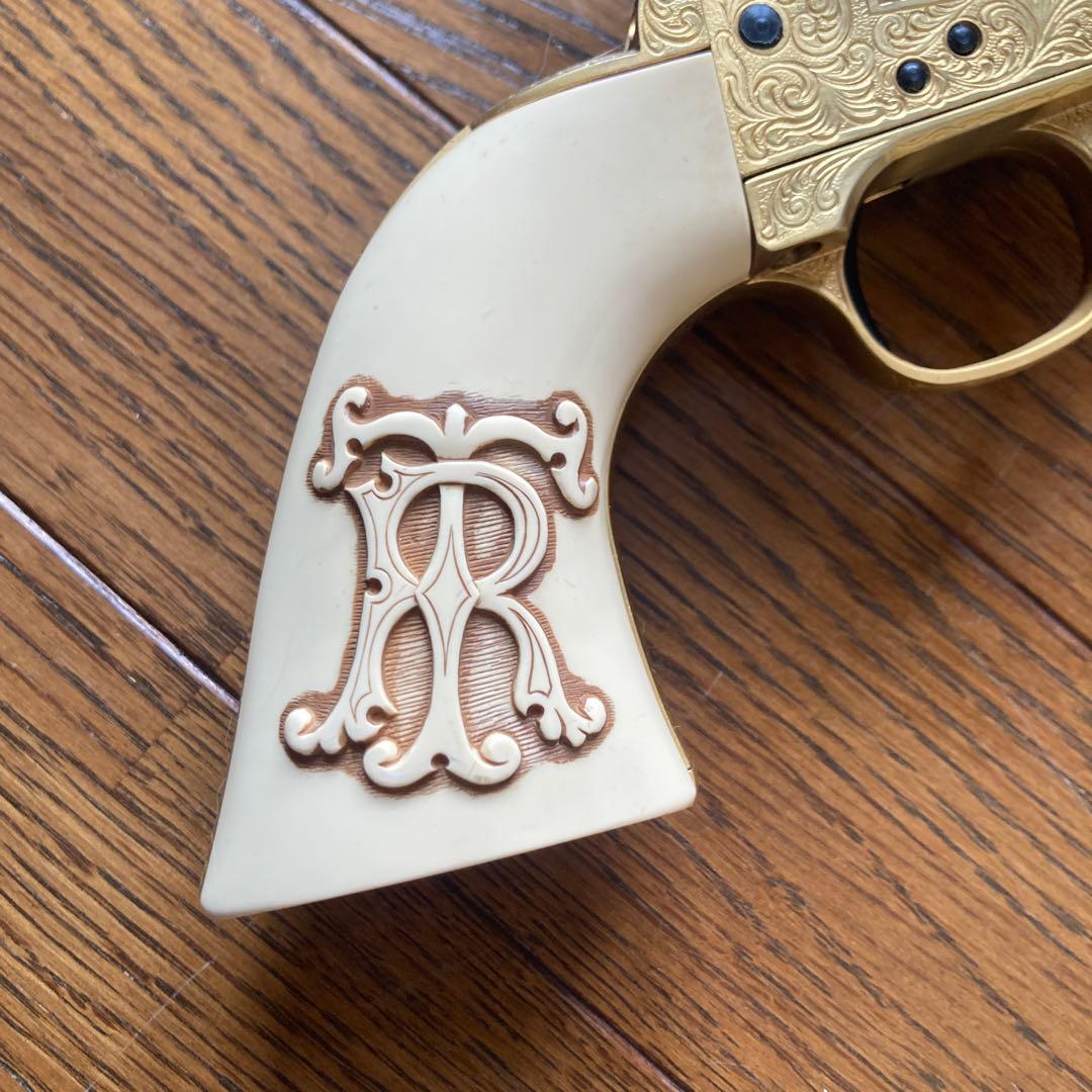 フランクリンミントモデルガン　テディルーズベルト　カートリッジ付きコルトSAA