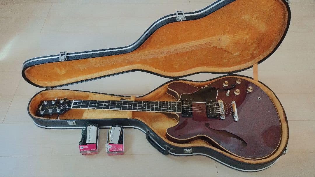 ヤマハSA1200ハードケース付　セイモアダンカンP.U.リプレース→戻しも可能