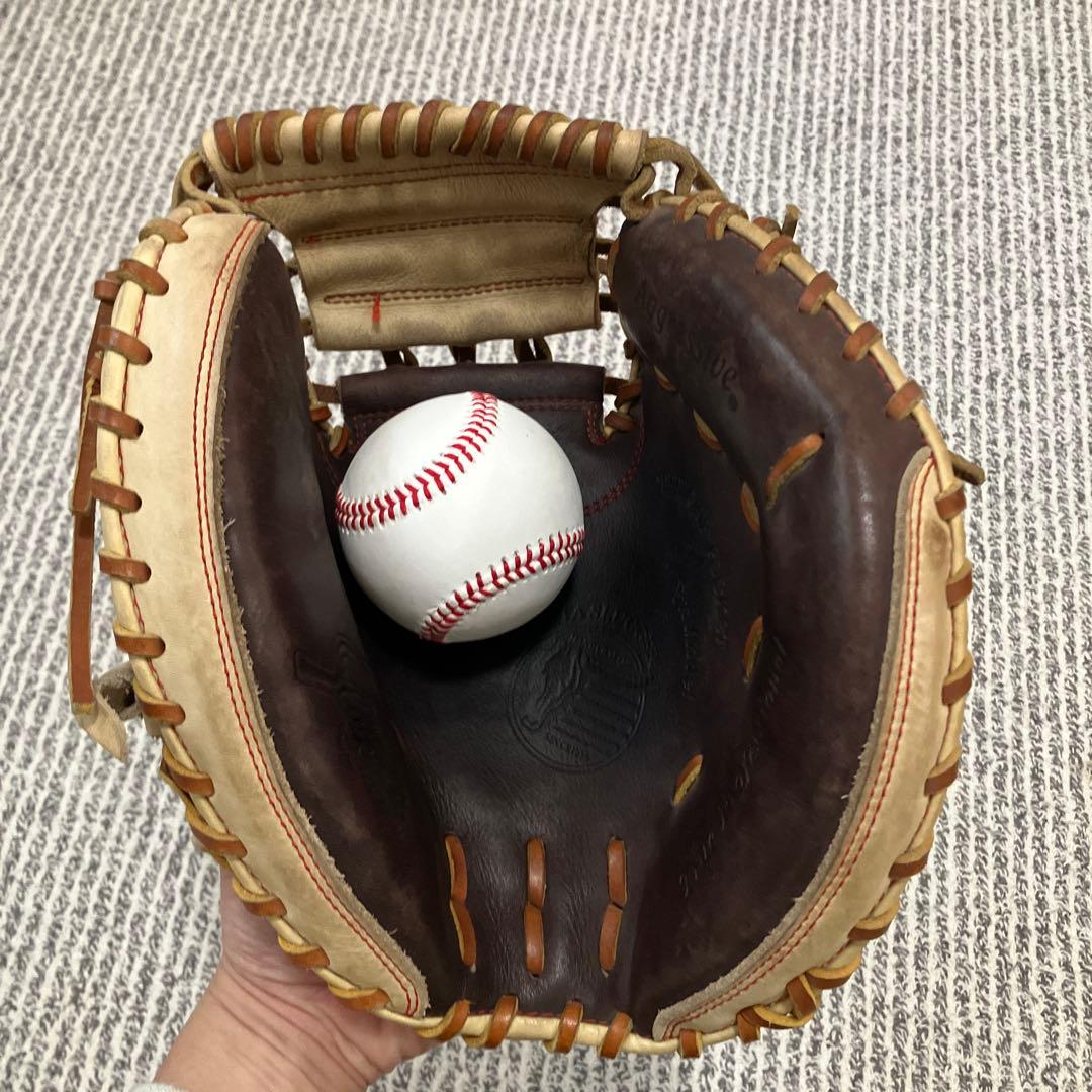 【型付け済み】久保田スラッガー 軟式 キャッチャーミット036型