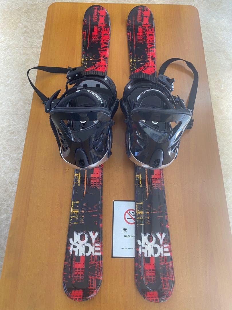 JOY RIDE スキー板 黒 赤　ソフトブーツ仕様