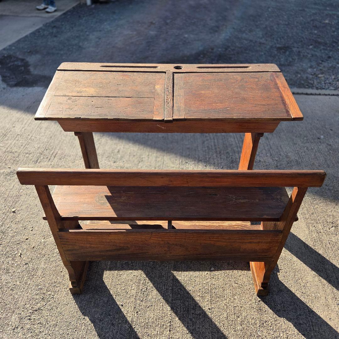 【値下げ中】リペア ヨーロッパ製 アンティーク デスク チェア 【送料込み】