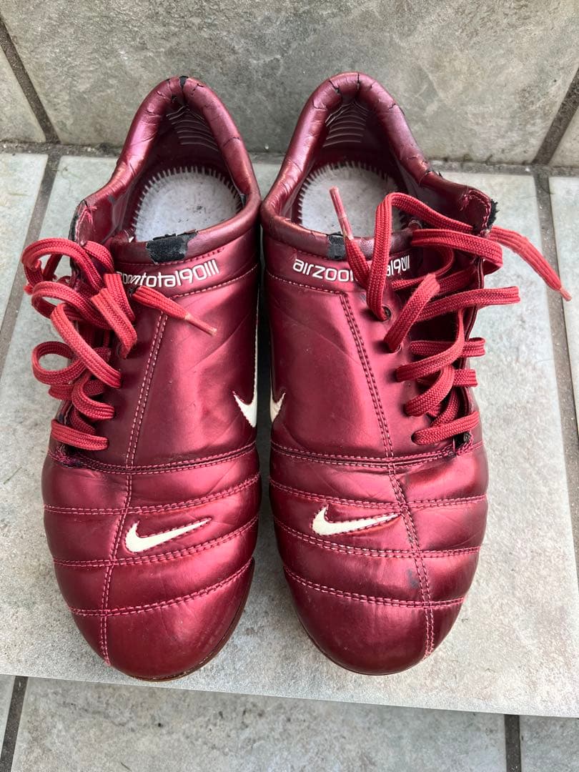 Nike air zoom total 90 赤 スパイクシューズ25.5