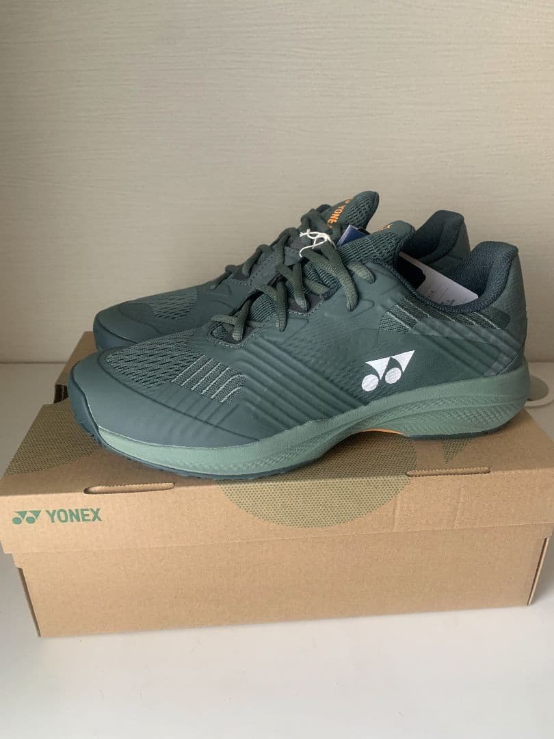 YONEX テニスシューズ 26.5cm カーキ　パワークッションソニケージ