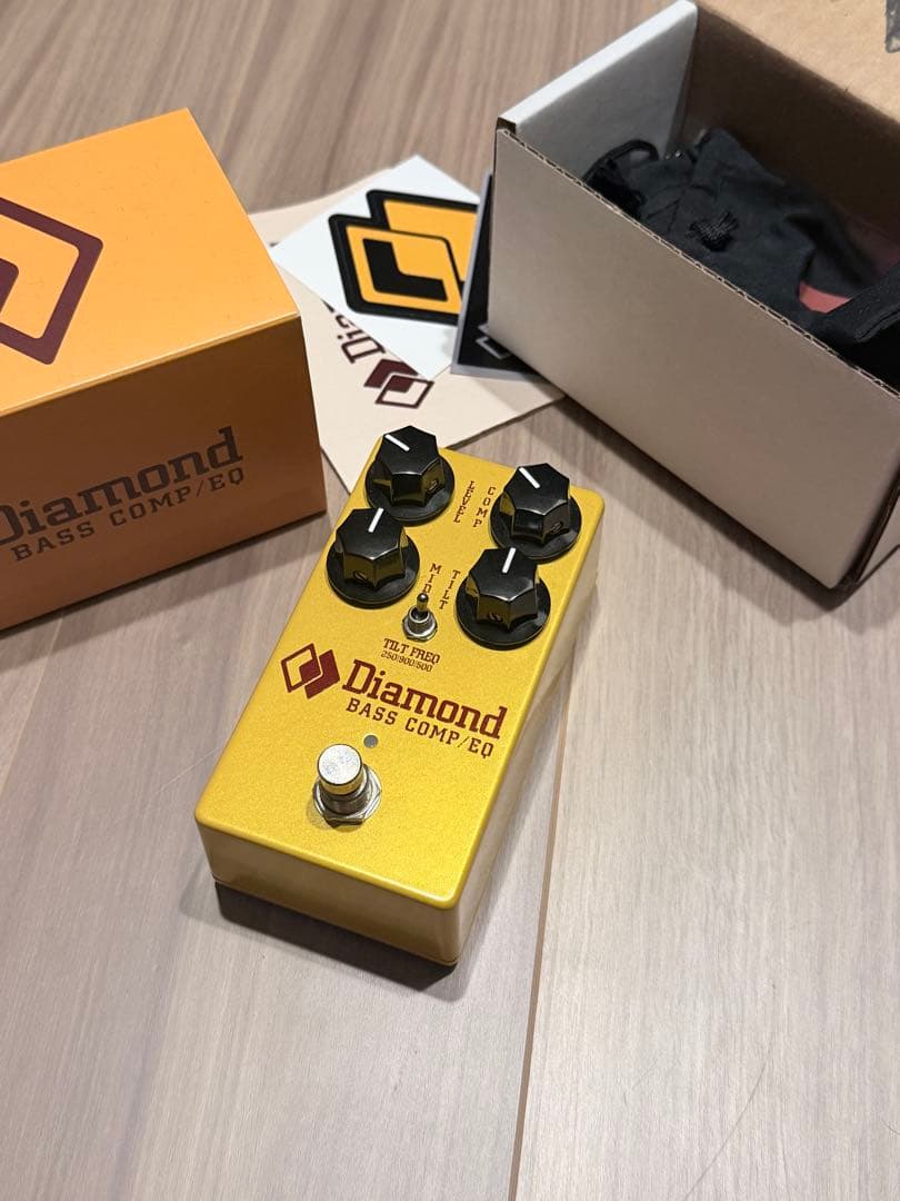 BASS COMP/EQ Diamond Pedals ベースエフェクターコンプ