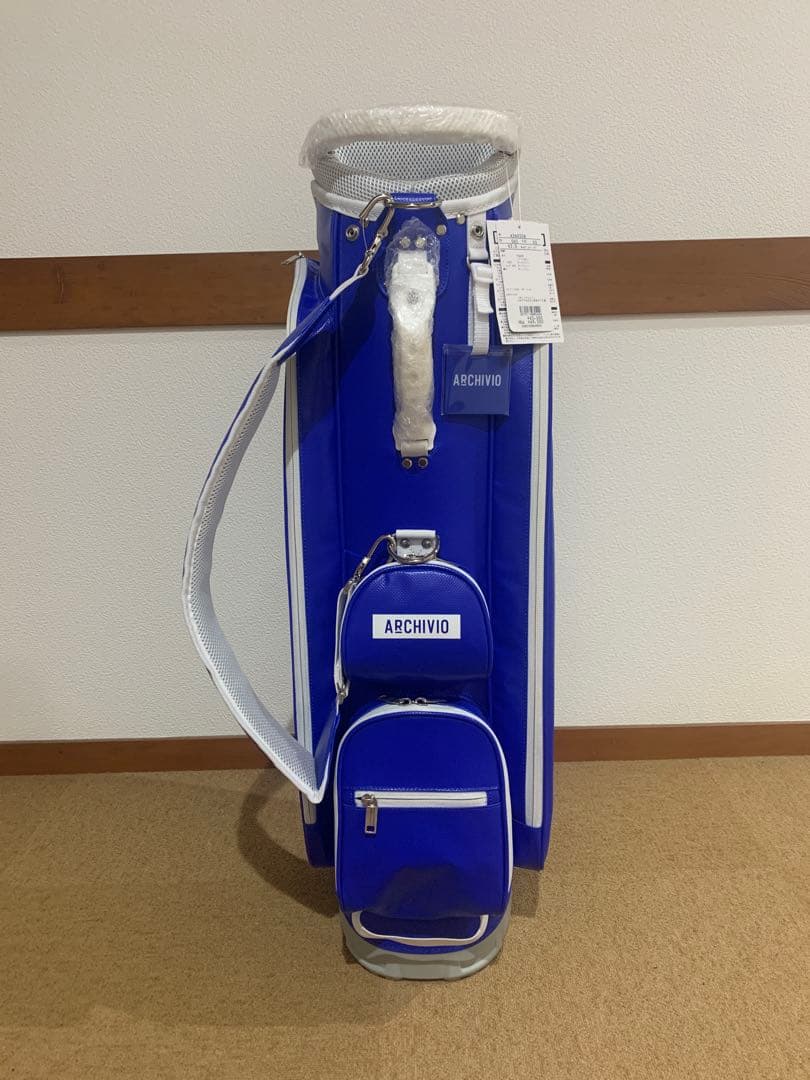 【11/15最終受付】ARCHIVIO キャディバッグ 青