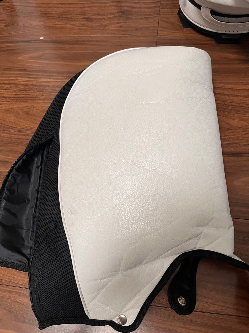 松ちゃんnew balance ゴルフバッグ ホワイト