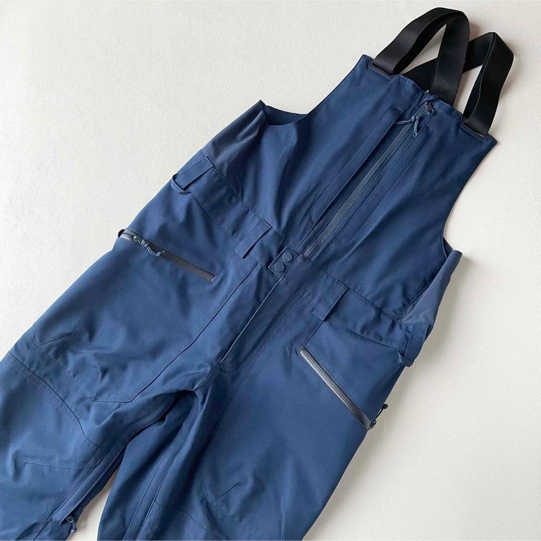 5464　バートン　ビブパンツ　メンズ　スノボウェア　中綿入り S ネイビー