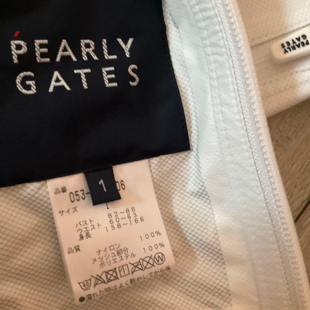 新品PEARLY GATES レインウェア ワンピースホワイト1