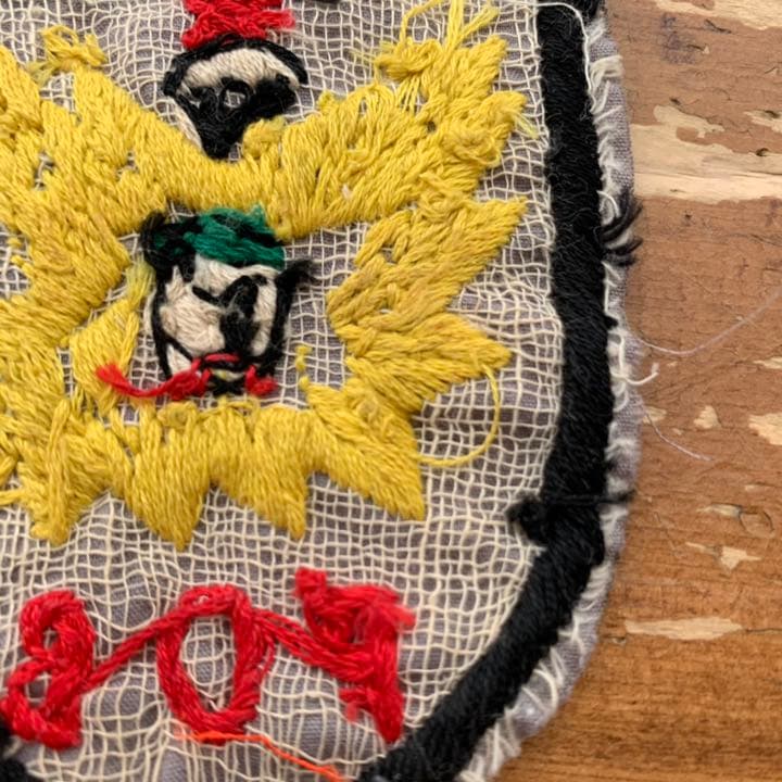 vintage 40s〜50s army skull ワッペン ベトナム戦争希少