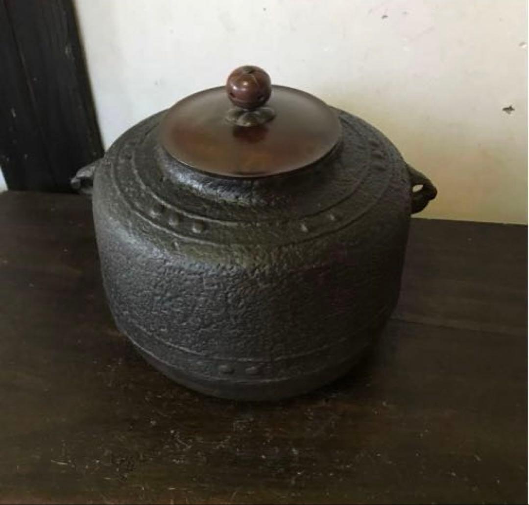 工芸品　希少　茶道具　茶釜　茶の湯釜　釜　茶道　釜