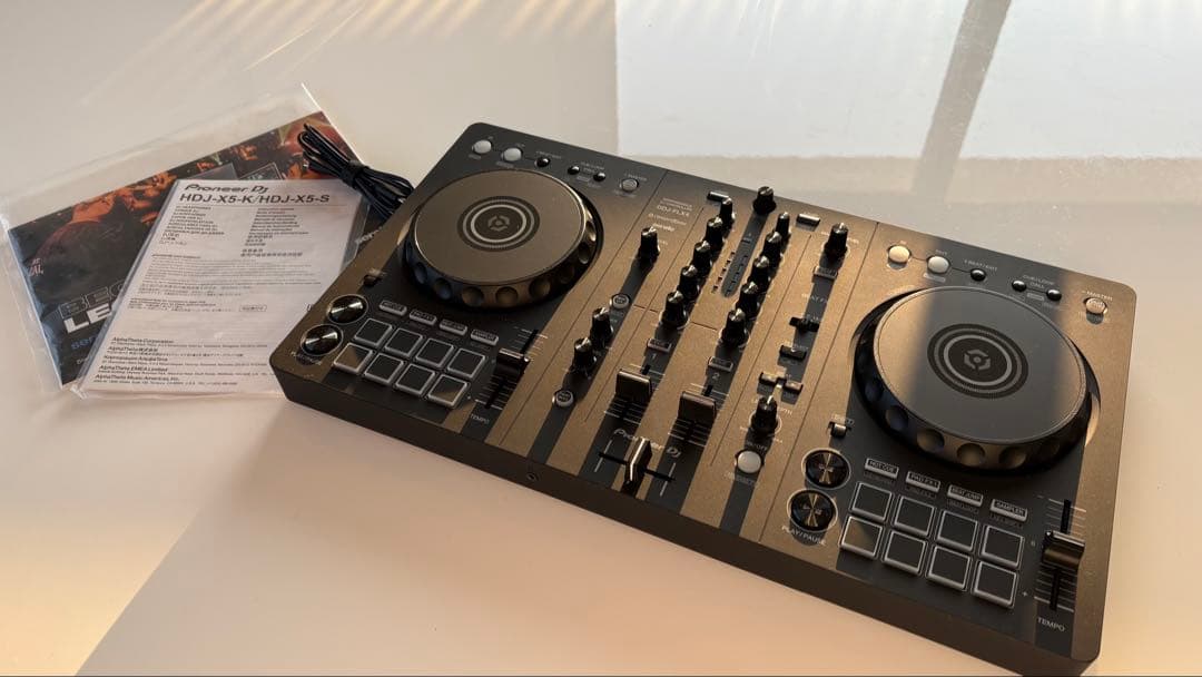 [みーやんさん専用]DJコントローラー ブラック ヘッドフォン付き