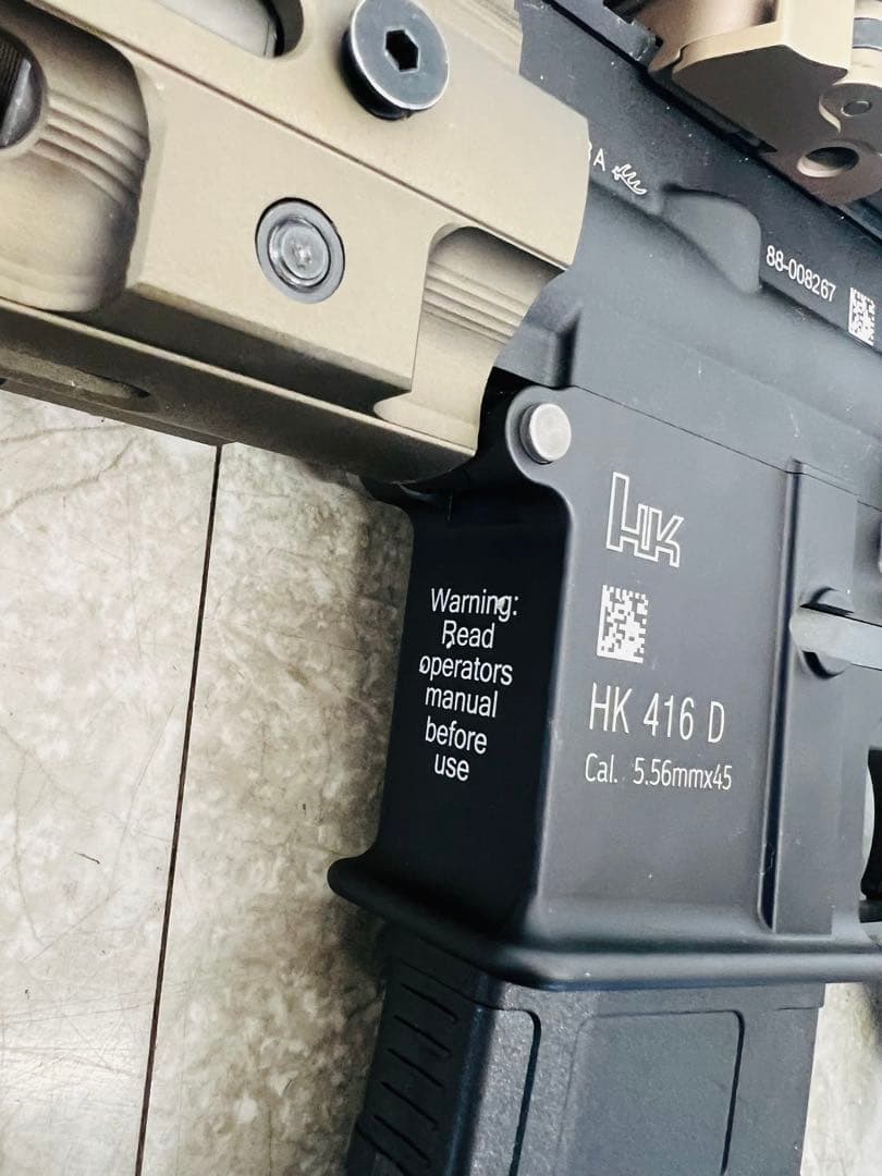 HK416D システマ　PTW 電動ガン　MAX2 トレポン　GEISSELE