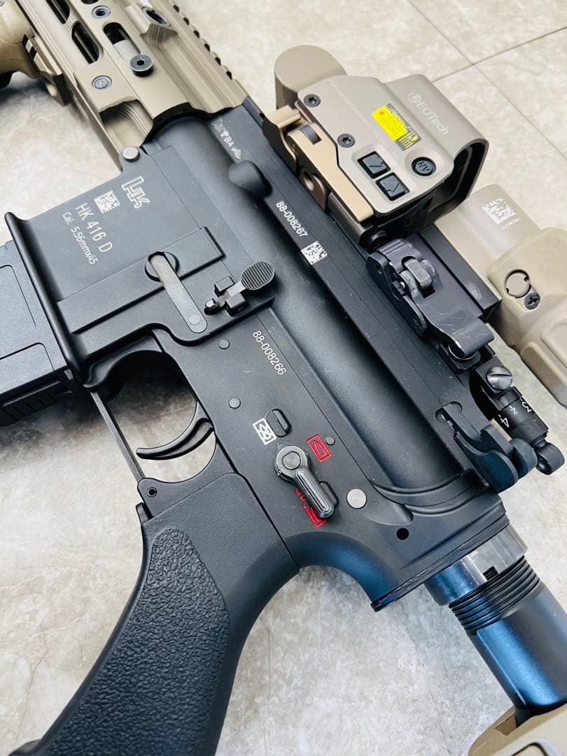 HK416D システマ　PTW 電動ガン　MAX2 トレポン　GEISSELE