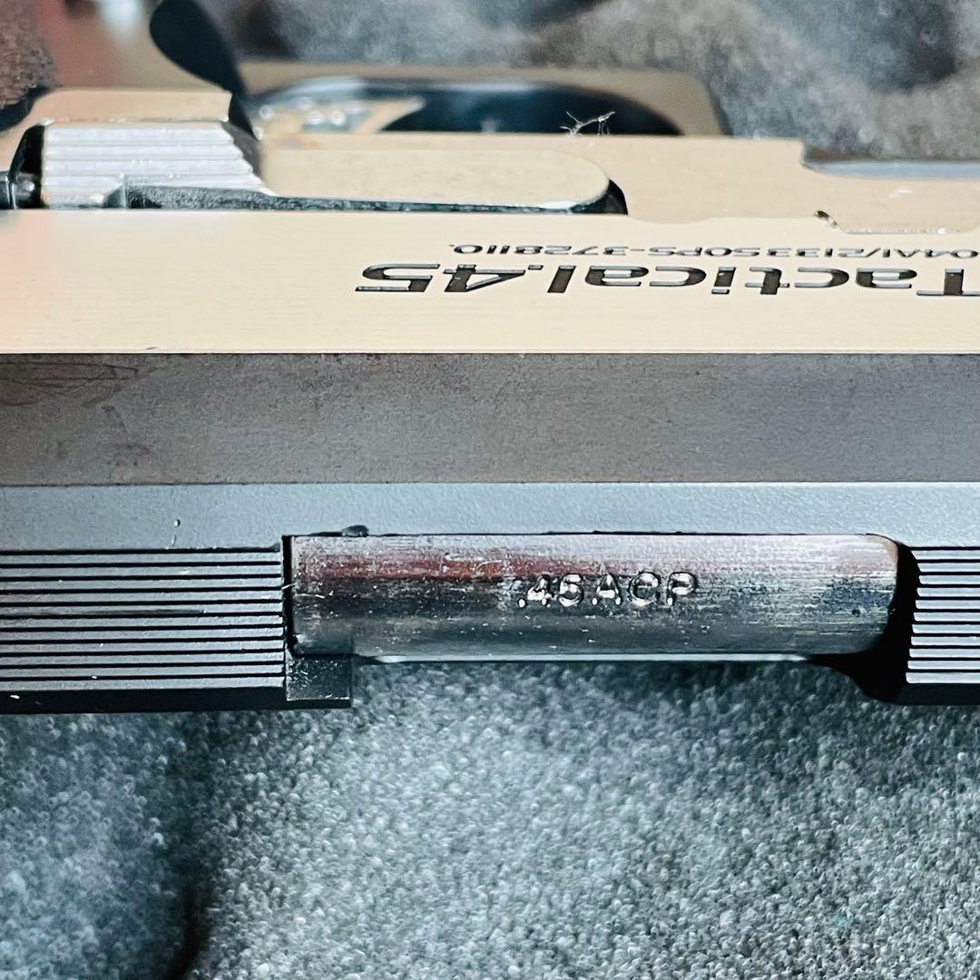 東京マルイ ガスブローバック ハイキャパカスタム デュアルステンレス　ガスガン