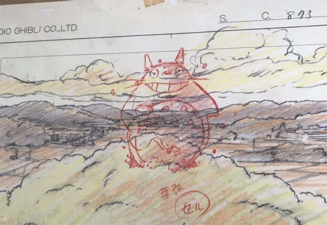 スタジオジブリレイアウト展　【となりのトトロ】実寸レプリカ　宮崎駿