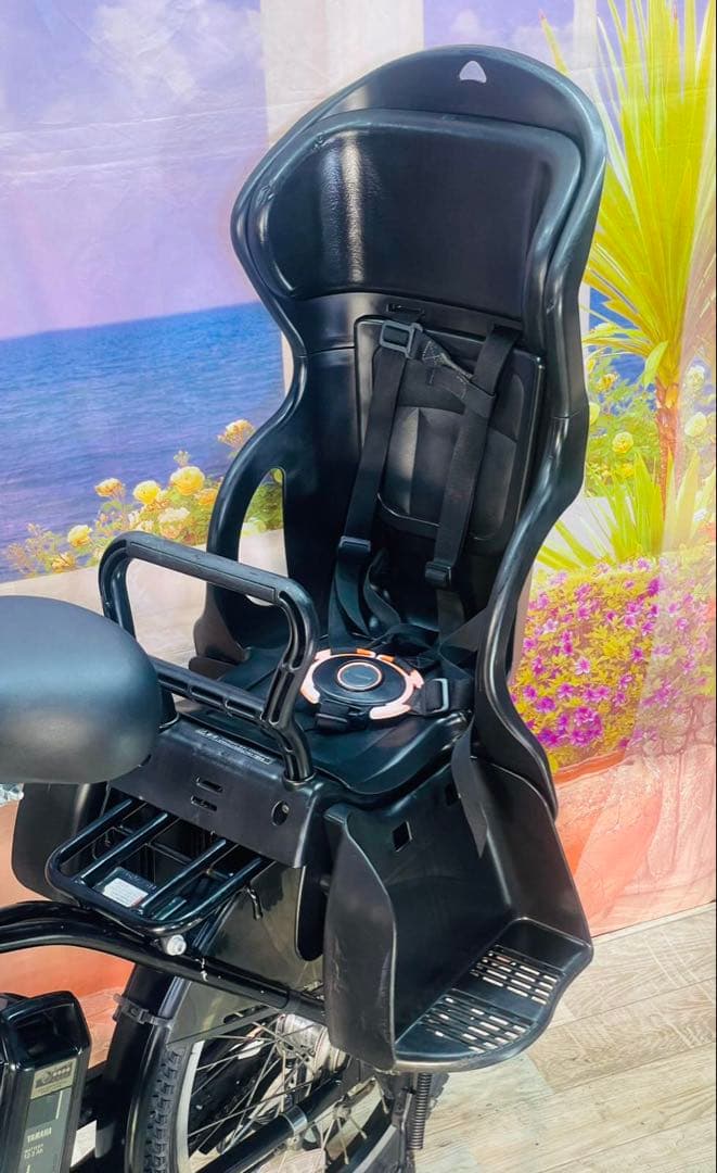 人気モデル！パスバビー12AH⭐️ヤマハ子供乗せ電動自転車Y3274