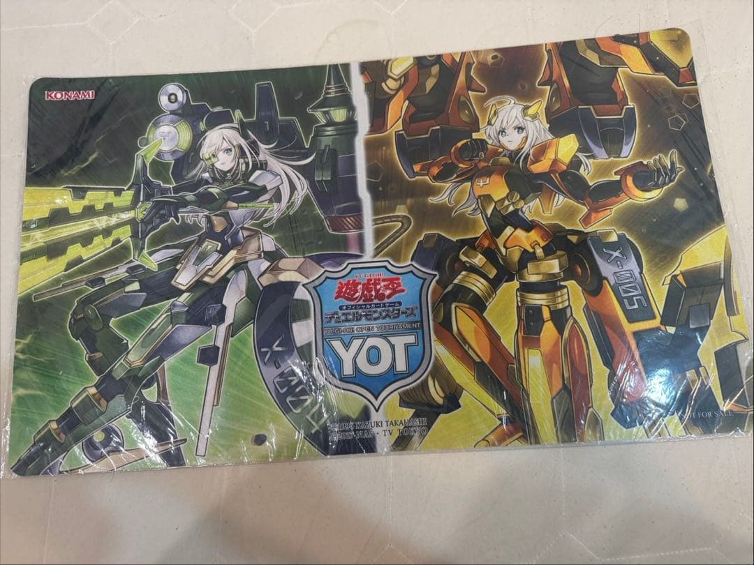 遊戯王プレイマット　 アジア 閃刀姫 ハヤテ　カイナ　yot アジア未開封 16