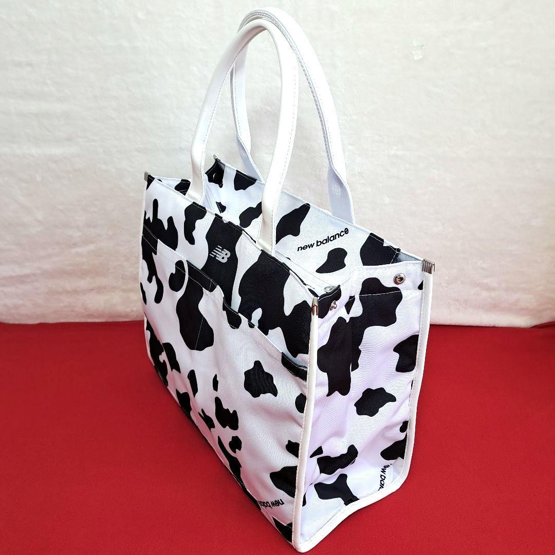 【美品】new balance golf トートバック ボストンテリア柄