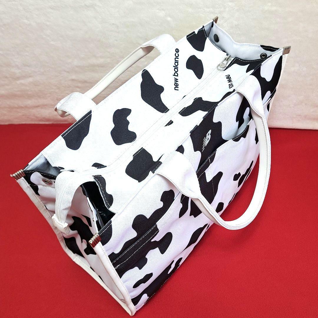 【美品】new balance golf トートバック ボストンテリア柄