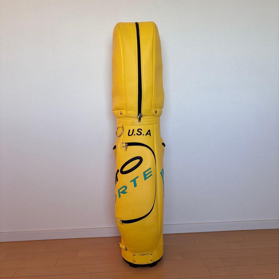 キャディバックCAROキャロNEW BOXER USA YELLOWゴルフバッグ