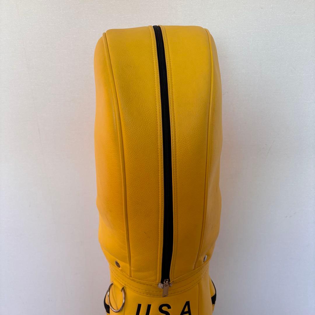 キャディバックCAROキャロNEW BOXER USA YELLOWゴルフバッグ