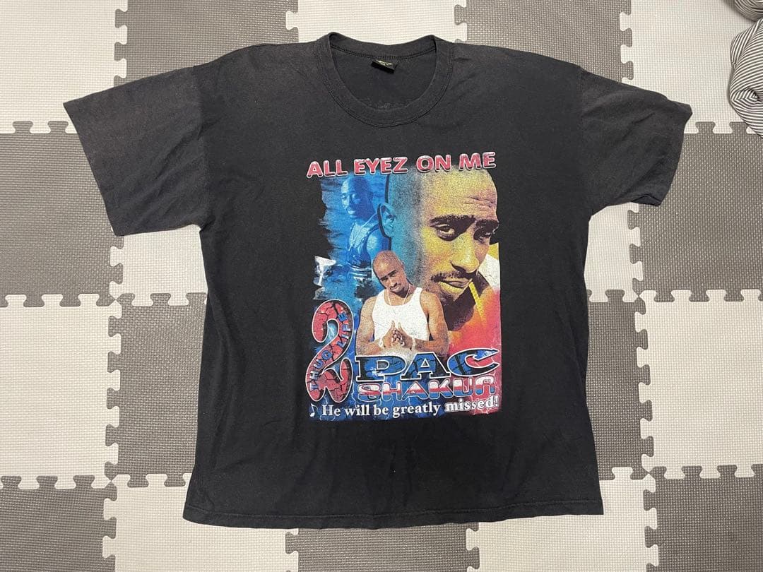 2Pac Tシャツ ブラック