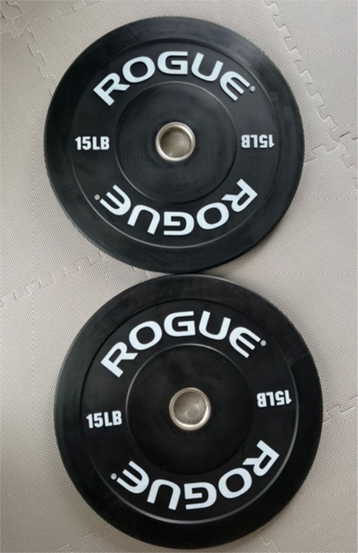 ★新品未使用 Rogue バンパープレート 15LB x2