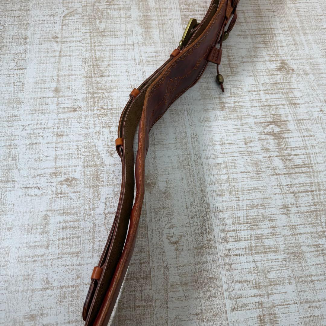 J.FLOWERS レザー　ビリヤード　キューケース レザー　中古