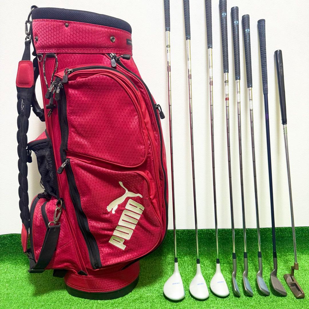 マルマン ミズノ 初心者 レディース ゴルフクラブセット ハーフセット 一式