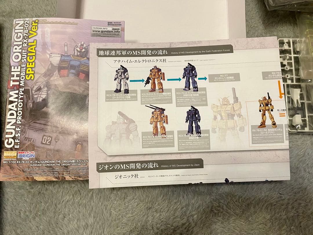 MG 1/100 RX-78-02 ガンダム THE ORIGIN版 スペシャル