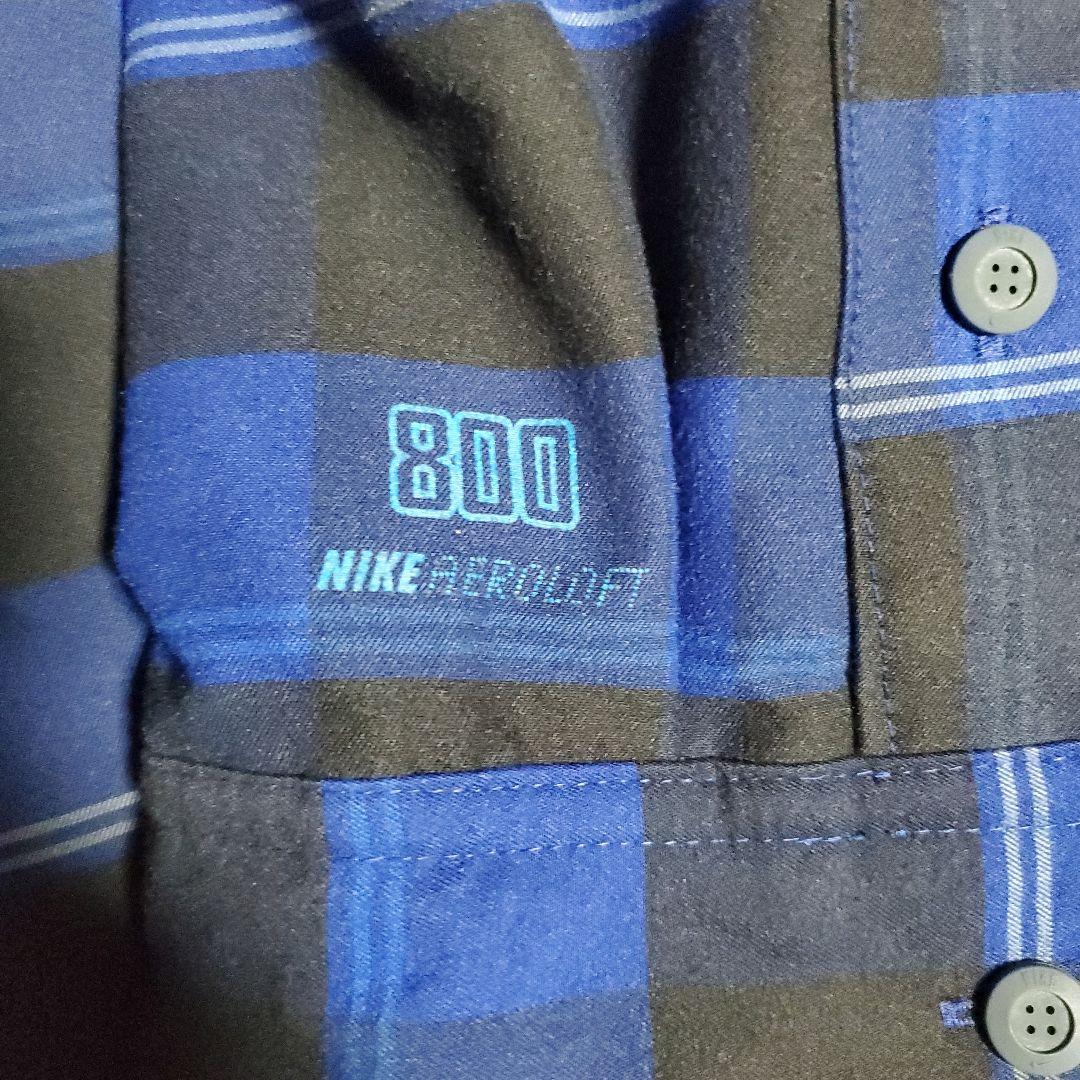 NIKE SB 青黒チェックウェア　NIKE　BOARDING