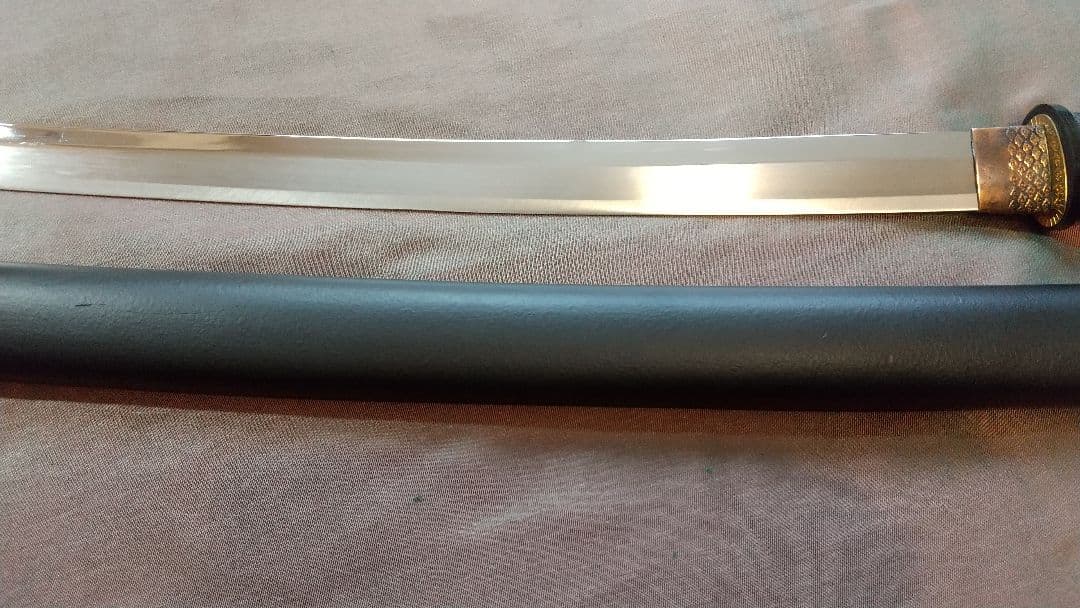 【直刃刃紋】模造刀 舞踊 模擬刀 拵え 喰出し鍔 刀剣 日本刀 刀