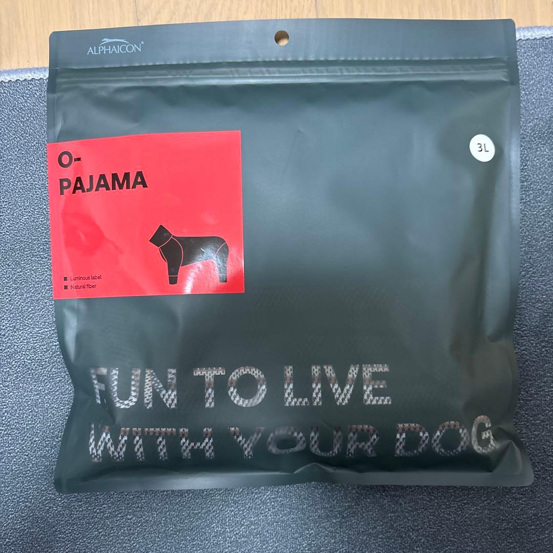 O-Pajama 犬用パジャマ 3L ストライプ柄