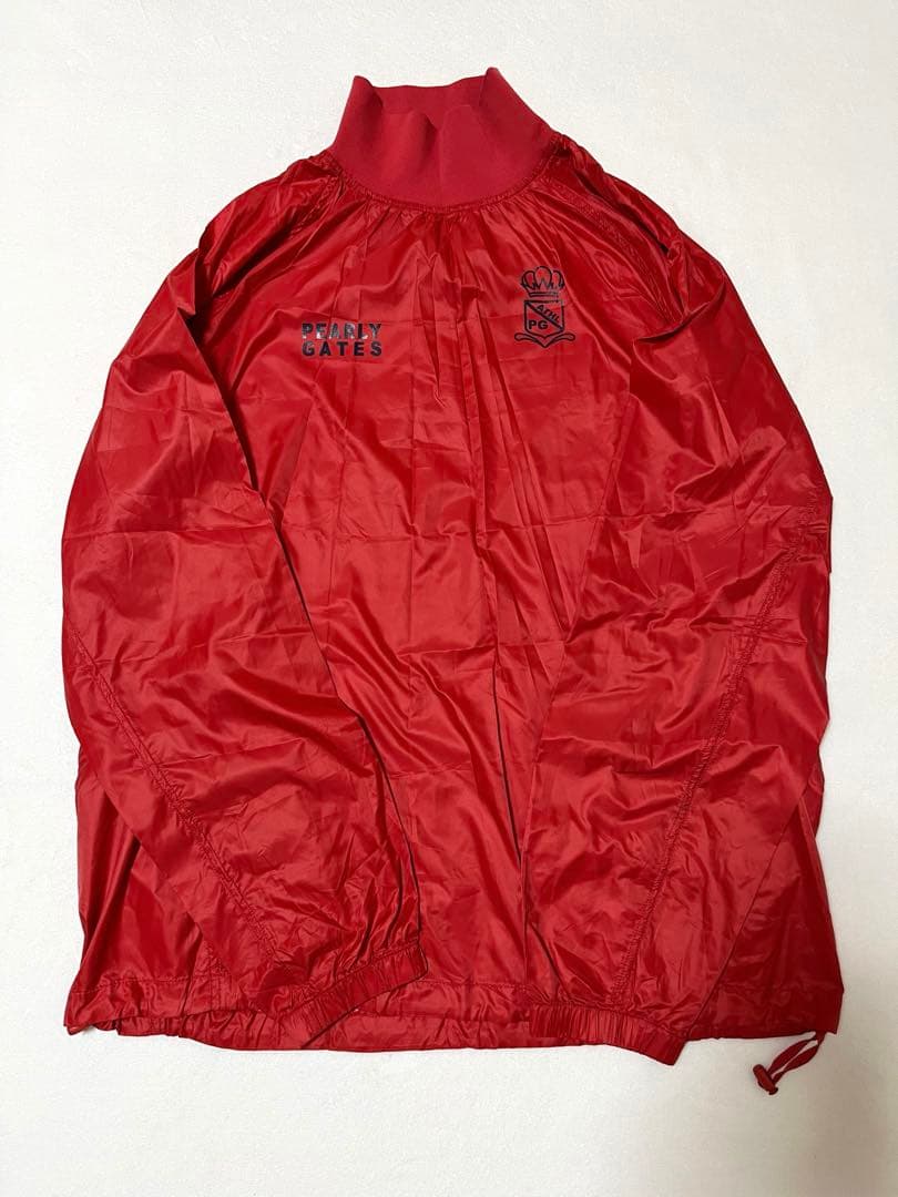 【訳あり】【PEARLY GATES】サイズ6赤＊ツインスニード＊シャカシャカ