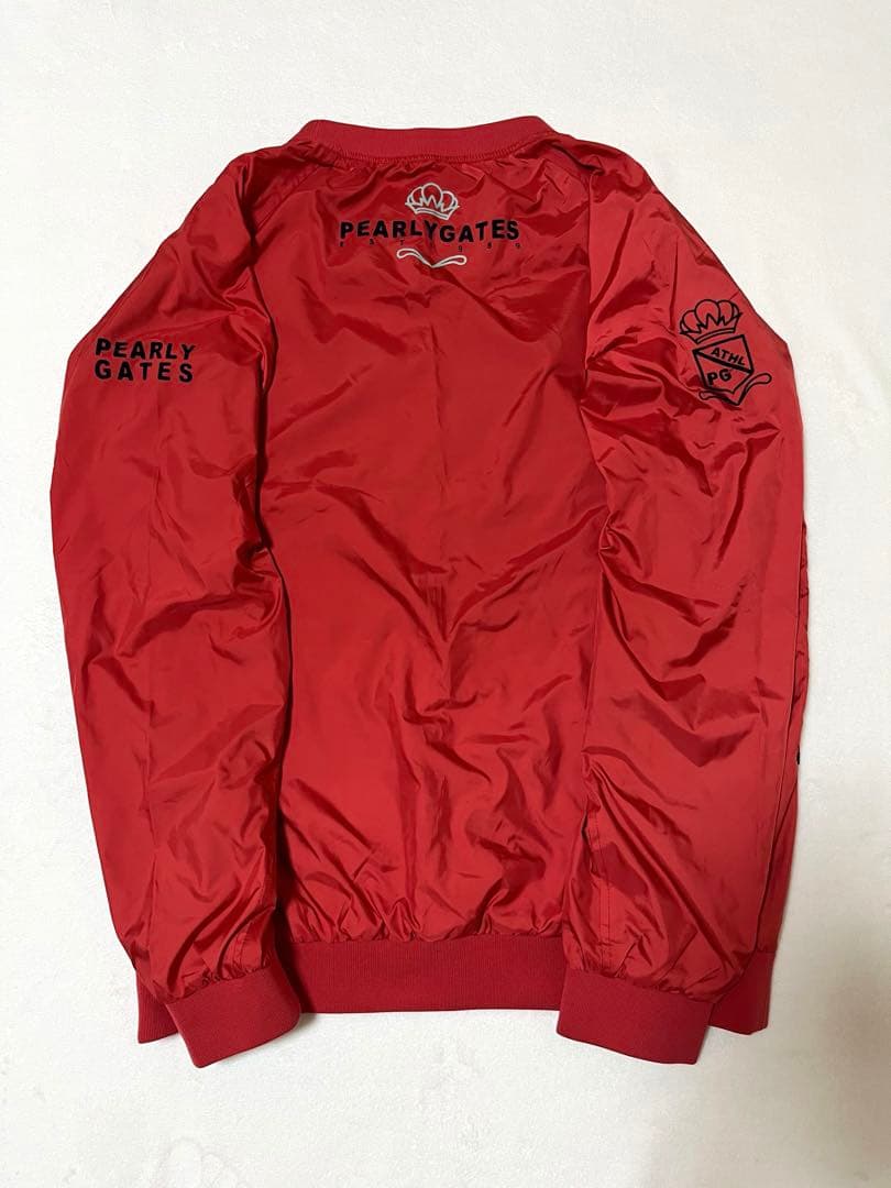 【訳あり】【PEARLY GATES】サイズ6赤＊ツインスニード＊シャカシャカ